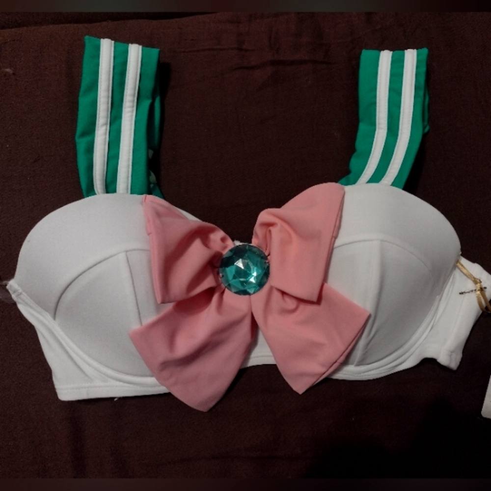 NWT Sailor Moon Sailor Jupiter Mako Swim Top